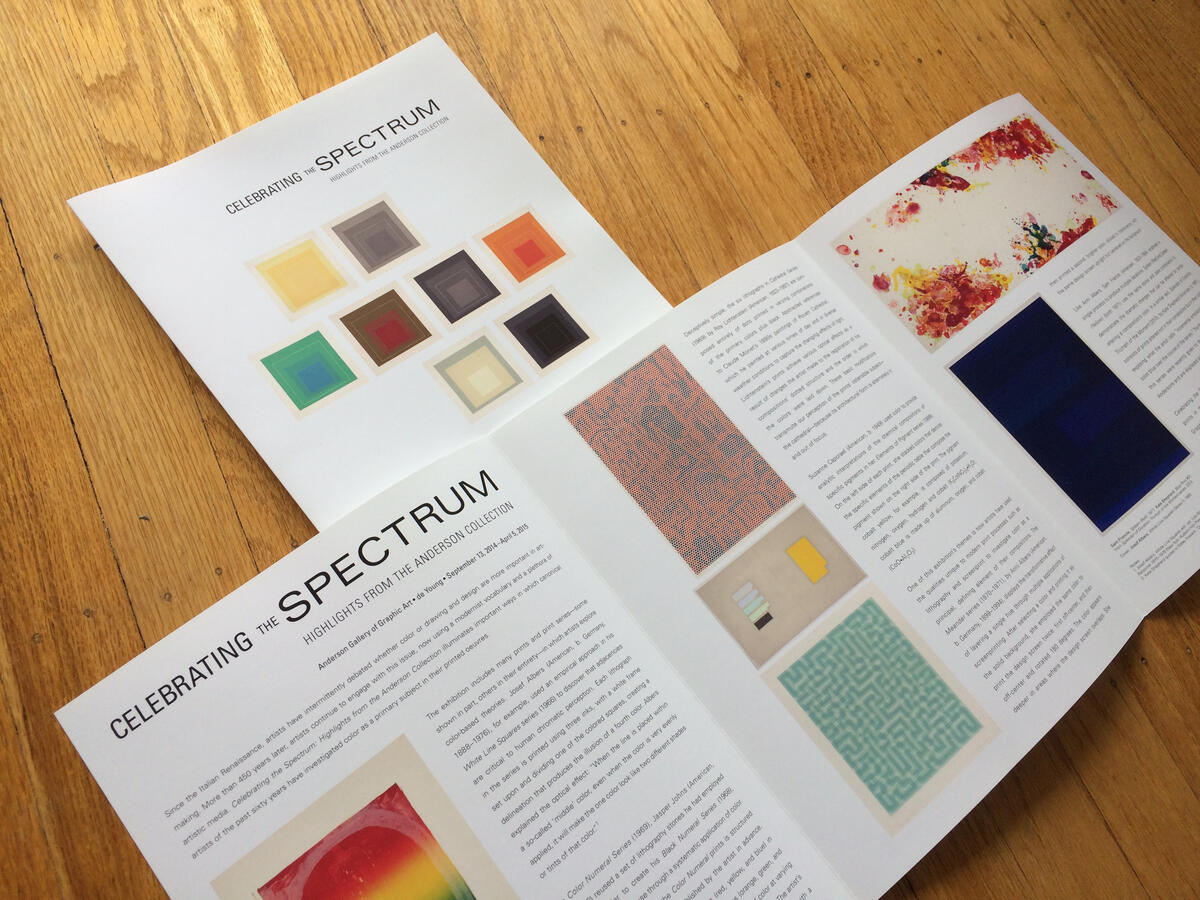 FAMSF Celebrating the Spectrum Exhibition Brochure